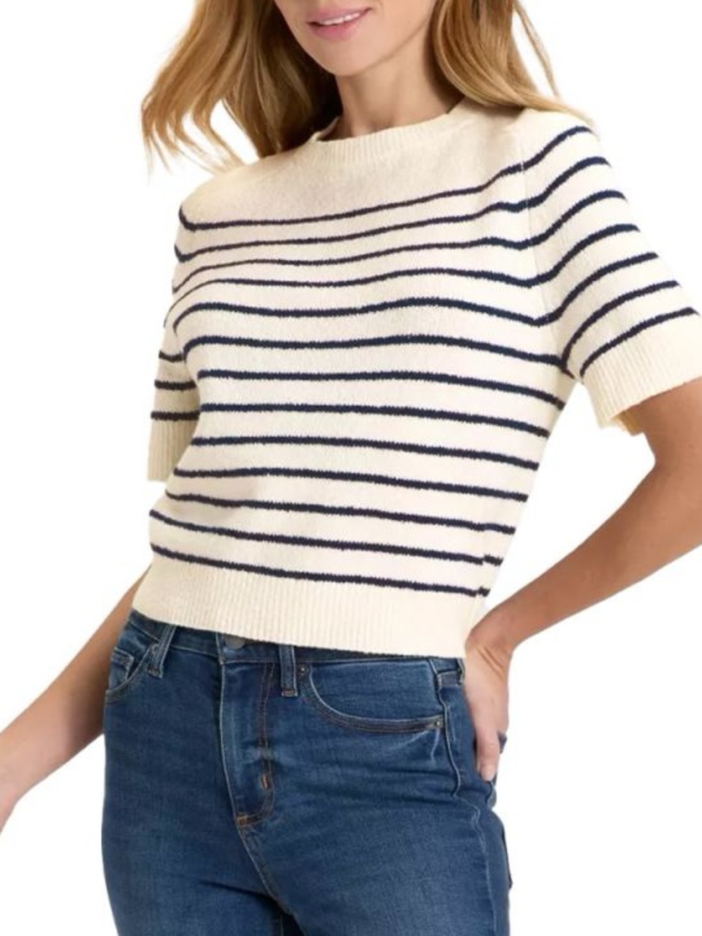 Short-Sleeve Sweater, M